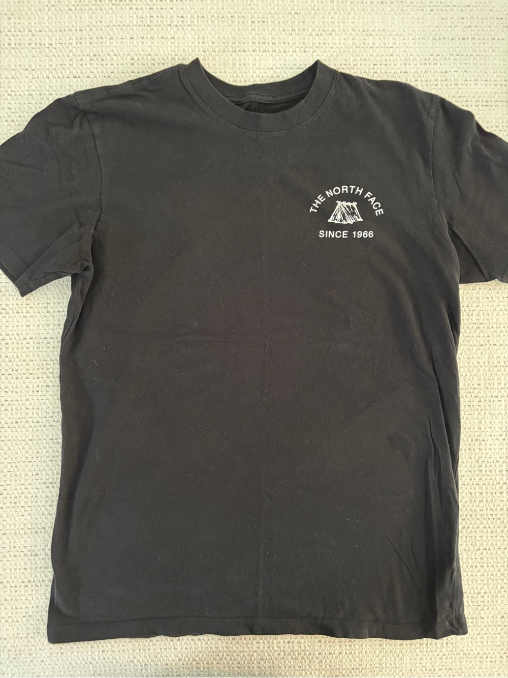 The North Face Black Crewneck Graphic Tee, Size Small